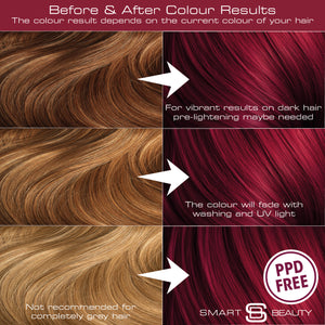 Real Red Hair Dye | Permanent Hair Colour