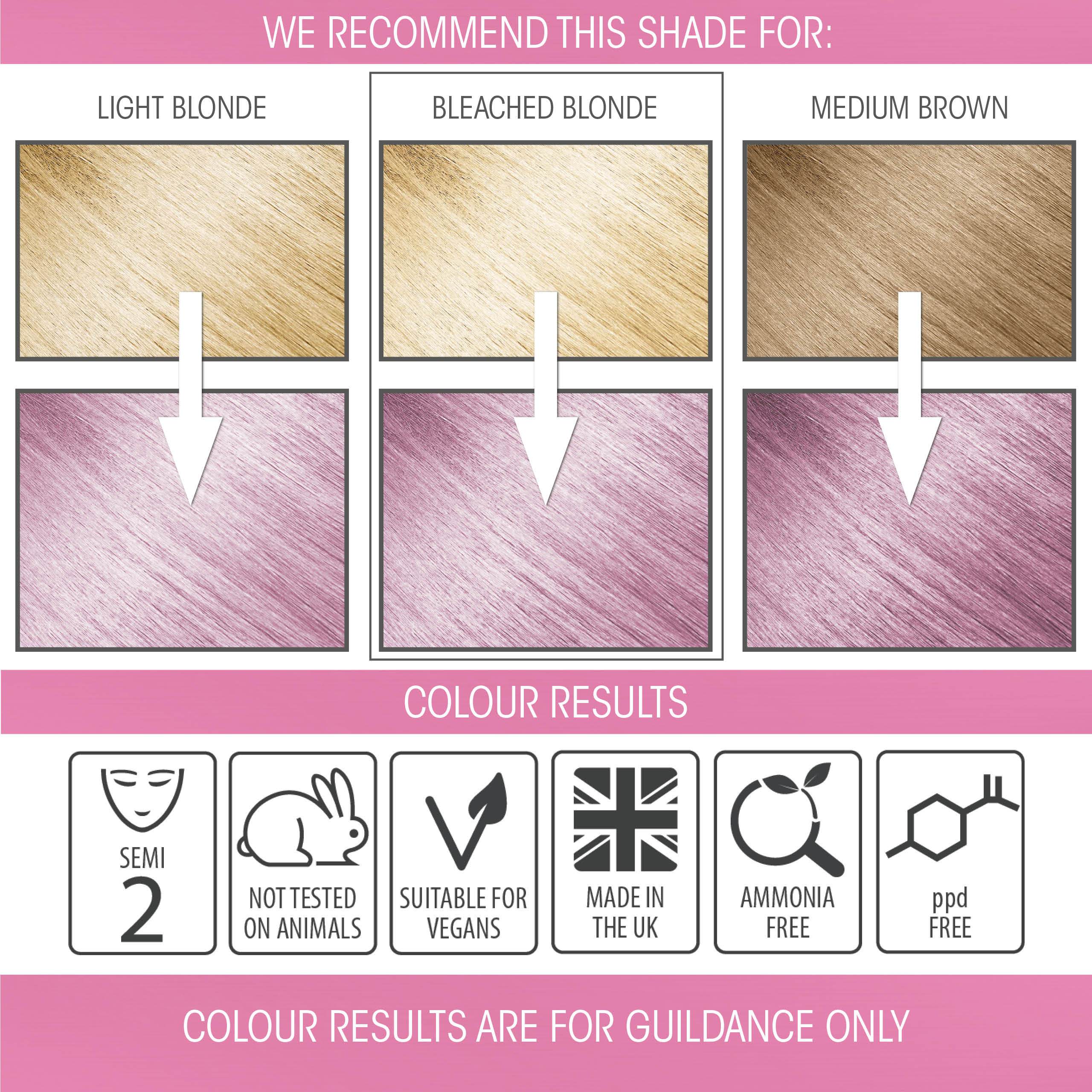 Floss Pastel Pink Hair Dye DIY Kit